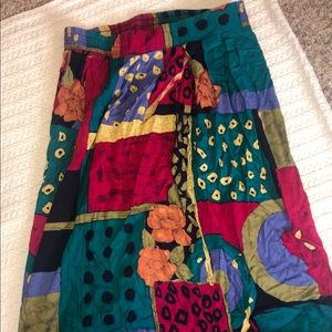 Norton McNaughton multi-color skirt